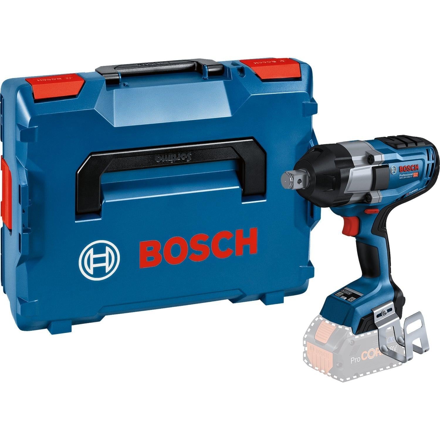 Beurs ras waarde Bosch Professional GDS 18V-1050 H Accu Slagmoersleutel 18V 3/4" BITURBO  Basic Body in L-Boxx - 06019J8501 kopen? | Mastertools.nl