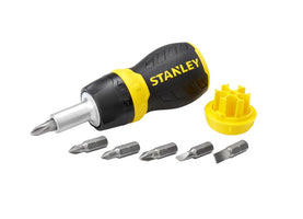 Stanley 0-66-358 Multibit Stubby Schroevendraaier Ratel - 3253560663582 - 0-66-358 - Mastertools.nl