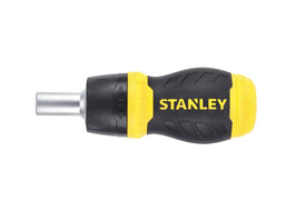 Stanley 0-66-358 Multibit Stubby Schroevendraaier Ratel - 3253560663582 - 0-66-358 - Mastertools.nl