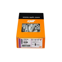 Spit PRO6 universele plug 8x40 mm VE=100 - 565644 - - - Mastertools.nl