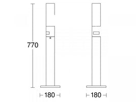 Steinel GL 65 S Buitenlamp met sensor - 069476 - 4007841069476 - 069476 - Mastertools.nl