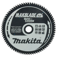 Makita Tafelzaagblad voor Hout | Makblade-Plus | Ø 260mm Asgat 30mm 80T - B-32655 - 0088381421461 - B-32655 - Mastertools.nl