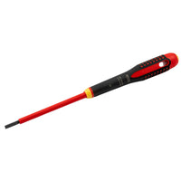 Bahco Schroevendraaier ERGO™ Geïsoleerd 1000V VDE Sleuf 0.8x4.0mm 100mm - BE-8040S - 7314150033089 - BE-8040S - Mastertools.nl