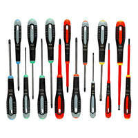 Bahco Schroevendraaierset XXL ERGO™ - Sleuf/Pozidriv/Philips/TORX® - 15-delig - BE-9877 - 7314150320745 - BE-9877 - Mastertools.nl