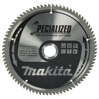 Makita Cirkelzaagblad voor Aluminium | Specialized | Ø 235mm Asgat 30mm 80T - B-33277 - 0088381422147 - B-33277 - Mastertools.nl