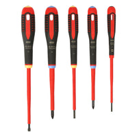 Bahco Schroevendraaierset ERGO™ Geïsoleerd 1000V VDE Sleuf/Pozidriv 5-delig - BE-9882S - 7314151839314 - BE-9882S - Mastertools.nl