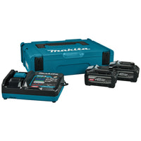 Makita Accu Starterset XGT DC40RA 2x BL4040F - 1911B9-4 - 0088381599245 - 1911B9-4 - Mastertools.nl