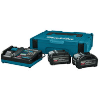 Makita Accu Starterset XGT DC40RA 2x BL4040F - 1911B9-4 - 0088381599245 - 1911B9-4 - Mastertools.nl