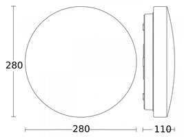 Steinel RS 20 S LED binnenlamp met sensor - 079734 - 4007841079734 - 079734 - Mastertools.nl