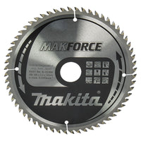 Makita Cirkelzaagblad voor Hout | Makforce | Ø 190mm Asgat 30mm 60T - B-32390 - 0088381421201 - B-32390 - Mastertools.nl