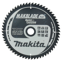 Makita Afkortzaagblad voor Hout | Makblade-Plus | Ø 260mm Asgat 30mm 60T - B-32524 - 0088381421331 - B-32524 - Mastertools.nl