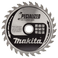 Makita Invalcirkelzaagblad voor Hout | Specialized | Ø 160mm Asgat 20mm 28T - B-09260 - 0088381337304 - B-09260 - Mastertools.nl