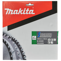 Makita Afkortzaagblad voor Aluminium | Specialized | Ø 260mm Asgat 30mm 80T - B-33320 - 0088381422208 - B-33320 - Mastertools.nl