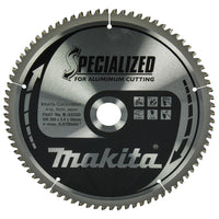 Makita Afkortzaagblad voor Aluminium | Specialized | Ø 260mm Asgat 30mm 80T - B-33320 - 0088381422208 - B-33320 - Mastertools.nl