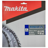 Makita Afkortzaagblad voor Hout | Makblade-Plus | Ø 260mm Asgat 30mm 60T - B-32524 - 0088381421331 - B-32524 - Mastertools.nl