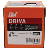 Spit DRIVA® TP12 Gipsplaatplug (+ schroef) VE=100 - 059360 - 3439510593608 - 059360 - Mastertools.nl