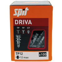 Spit DRIVA® TP12 Gipsplaatplug (+ schroef) VE=100 - 059360 - 3439510593608 - 059360 - Mastertools.nl