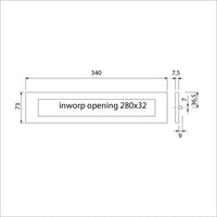 AMI Briefplaat binnendraaiend DL met veer 38-42mm F2 - 400030 - 8714409036622 - 400030 - Mastertools.nl