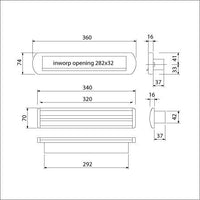 AMI EP 975/1 Briefplaat Climate Comfort 68-72mm F1 - 400576 - 8714409272723 - 400576 - Mastertools.nl