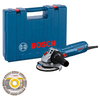 Bosch Professional GWS 12-125 Haakse slijper 125mm 1200W in koffer + diamantschijf - 06013A6102 - 4059952635576 - 06013A6102 - Mastertools.nl