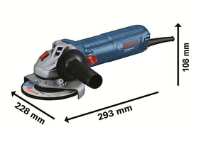 Bosch Professional GWS 12-125 Haakse slijper 125mm 1200W + SDS moer - 06013A6104 - 4059952635590 - 06013A6104 - Mastertools.nl