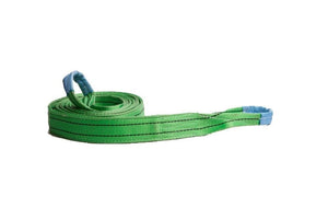 4tecx Hijsband Pe 60Mm 2000Kg 2Xlus Groen 4M - 8715883900737 - 4065000007 - Mastertools.nl