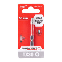 Milwaukee SHOCKWAVE™ IMPACT DUTY schroefbit TX30 x 50 mm VE=1 - 4932430887 - - - Mastertools.nl