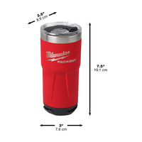 Milwaukee PACKOUT™ Thermosbeker 591ml - Rood - 4932479074 - 4058546368685 - 4932479074 - Mastertools.nl