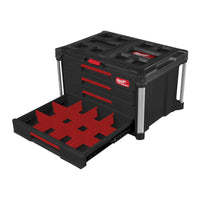 Milwaukee PACKOUT™ Gereedschapskoffer met 4 lades - 4932493189 - 4058546480608 - 4932493189 - Mastertools.nl