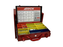 4tecx Assortiment Koffer Zelfborende parker Ck+Zk - 8715883019002 - 4095630942 - Mastertools.nl