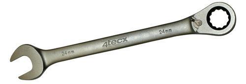 4tecx Ringsteeksleutel met ratel 17mm - 4001200421 - 8715883018050 - 4001200421 - Mastertools.nl