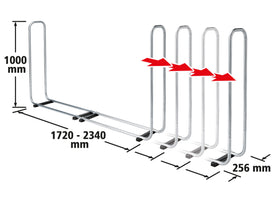 Wolfcraft Stapelhulp voor Brandhout XL - 5122000 - 4006885512207 - 5122000 - Mastertools.nl