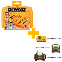 DeWALT DT7612 10-delige Boor- & bitset in Tough Case - 5035048031810 - DT7612-XJ - Mastertools.nl