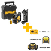 DeWALT DW088K Zelfnivellerende Kruislijnlaser - 2 Stralen - Rood - 5035048338575 - DW088K-XJ - Mastertools.nl