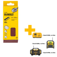 DeWALT DT3662 P80 Schuurband 64x356mm VE=3 - 5035048069028 - DT3662-QZ - Mastertools.nl