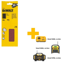 DeWALT DT8621 P80 Schuurpapier 93x190mm VE=10 - 5035048070215 - DT8621-QZ - Mastertools.nl