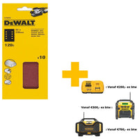 DeWALT DT8592 P120 Schuurpapier 93x230mm VE=10 - 5035048069929 - DT8592-QZ - Mastertools.nl