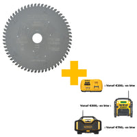 DeWALT Cirkelzaagblad voor Laminaat | Extreme | Ø 216mm Asgat 30mm 60T - DT4370-QZ - 5035048058220 - DT4370-QZ - Mastertools.nl