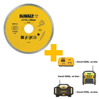 DeWALT DT3714 Diamantzaagblad 110 millimeter DEW-DT3714-QZ - 5035048083109 - DT3714-QZ - Mastertools.nl