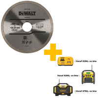 DeWALT DT3713 Diamantzaagblad Volband 125x22,23mm - 5035048025963 - DT3713-QZ - Mastertools.nl