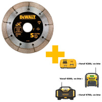 DeWALT DT3758 Diamantvoegenfrees EXTREME 125 millimeter DEW-DT3758-QZ - 5035048085479 - DT3758-QZ - Mastertools.nl