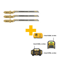 DeWALT DT2081 T 101 AOF Decoupeerzaagblad voor Bochten in Hout & Laminaat VE=3 - 5035048014417 - DT2081-QZ - Mastertools.nl