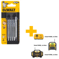 DeWALT DT2216 T 199 BO Decoupeerzaagblad voor Bochten in Hout VE=5 - 5035048075081 - DT2216-QZ - Mastertools.nl