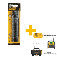 DeWALT DT2167 T 744 D Decoupeerzaagblad voor Hout & Hardhout VE=5 - 5035048014455 - DT2167-QZ - Mastertools.nl