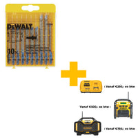 DeWALT DT2292 Decoupeerzaagbladenset metaal / alu 10-delige - 5035048061084 - DT2292-QZ - Mastertools.nl