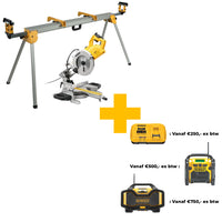 DeWALT DWS778 Afkortzaag + DE7023 Onderstel - 5035048448373 - DWS778KIT - Mastertools.nl