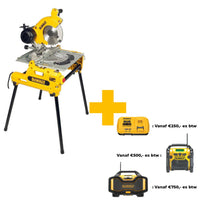 DeWALT DW743N Tafelzaag / Afkortzaag / Verstekzaag - 5035048161951 - DW743N-QS - Mastertools.nl