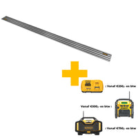 DeWALT DWS5023 geleiderail 2600mm. - 5035048191101 - DWS5023-XJ - Mastertools.nl