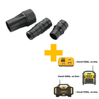 DeWALT DWV9210 Stofafzuigset voor constructie - 5035048359631 - DWV9210-XJ - Mastertools.nl