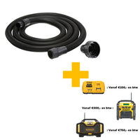 DeWALT DWV9316 Anti-statische afzuigslang 4m dwv902m/l 35 millimeter DEW-DWV9316-XJ - 5035048434437 - DWV9316-XJ - Mastertools.nl